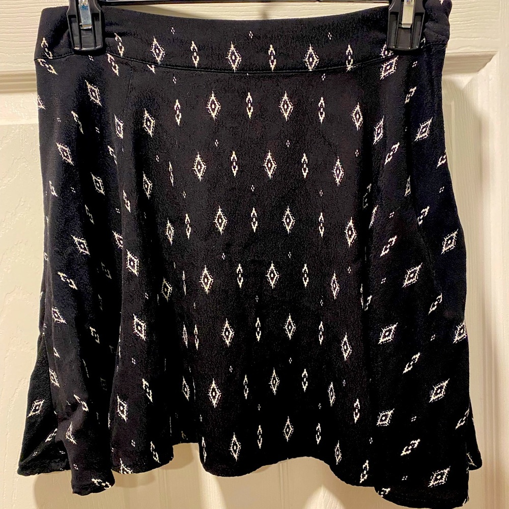 Printed skater skirt